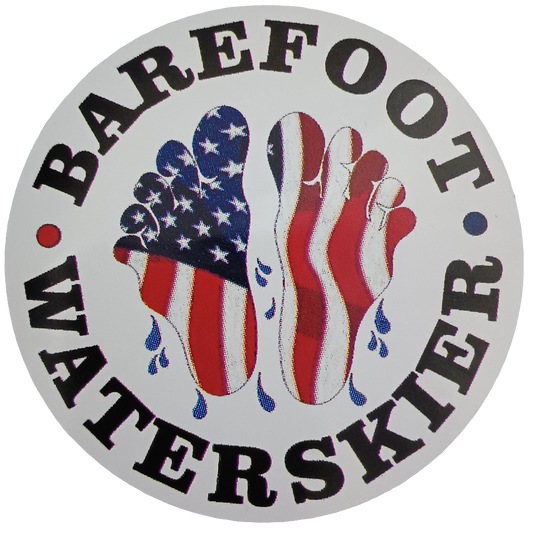 Barefoot Waterskier Sticker